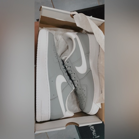 Nike Other - Wolf grey Nike Air Force 1 with box